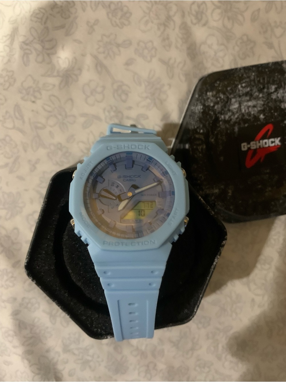 G-SHOCK Ga2100 Light Blue Watch